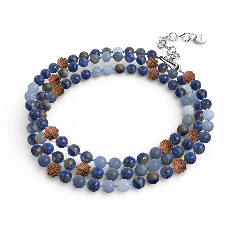 Tao | Pierre précieuse Rudraksha | Enveloppement spirituel pour Mala