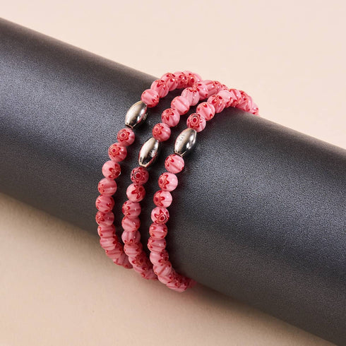 Dolce Amore | Argent sterling .925 | Bracelet Millefiori