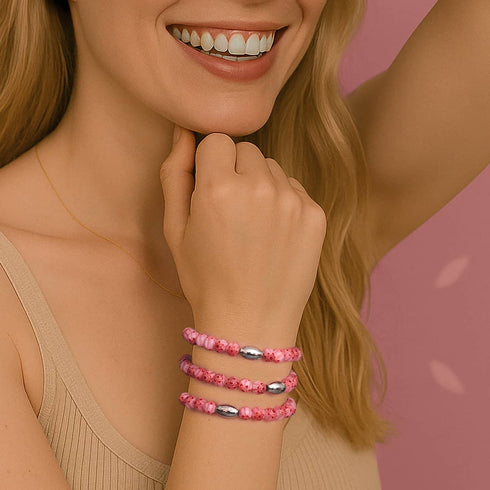 Dolce Amore | Argent sterling .925 | Bracelet Millefiori