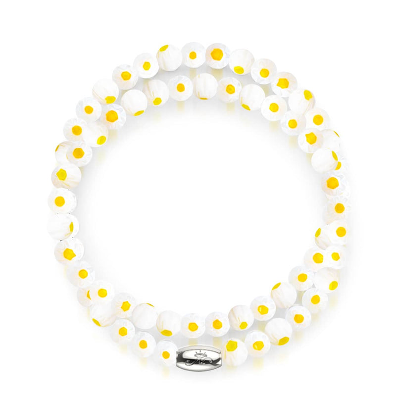 Marguerite | Argent | Enveloppement Millefiori