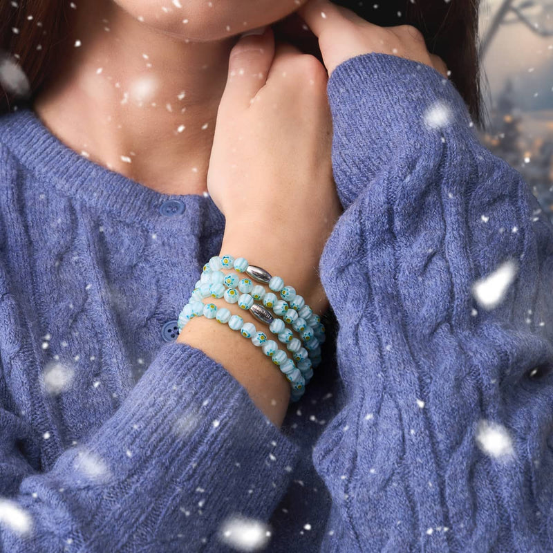 Clématite vénitienne | Argent | Enveloppement Millefiori