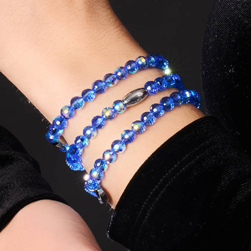 Bracelet prisme à facettes | Azur