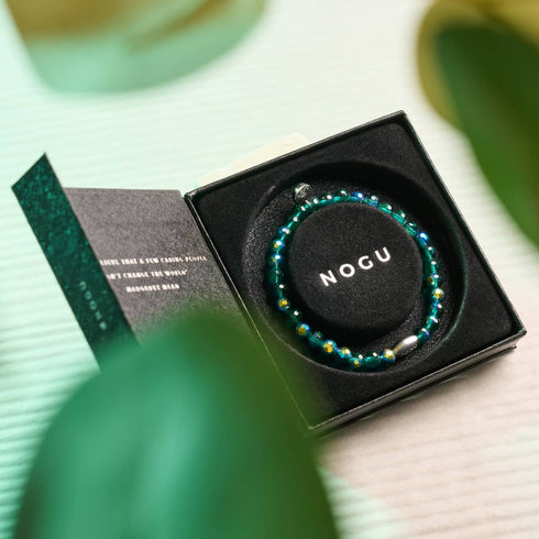 Turquoise foncé | Bracelet prisme à facettes