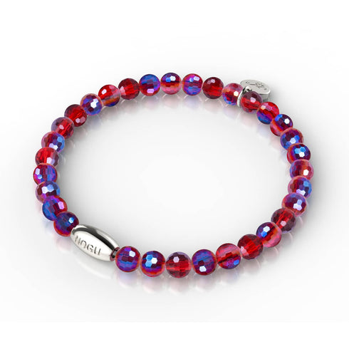Grenat | Bracelet prisme à facettes