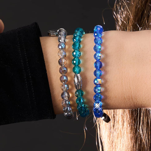 Ardoise | Bracelet prisme à facettes