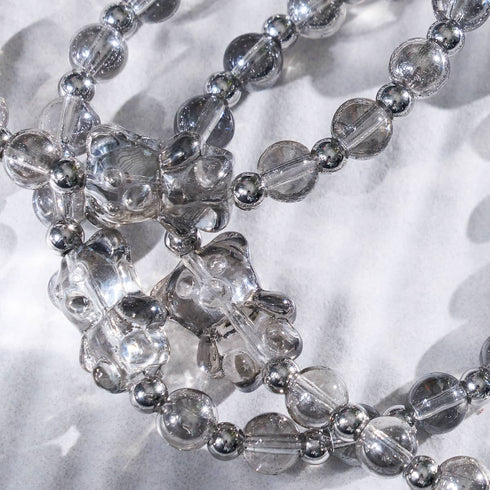 Carbone | Bracelet Shimmer Bear | Argent x Argent