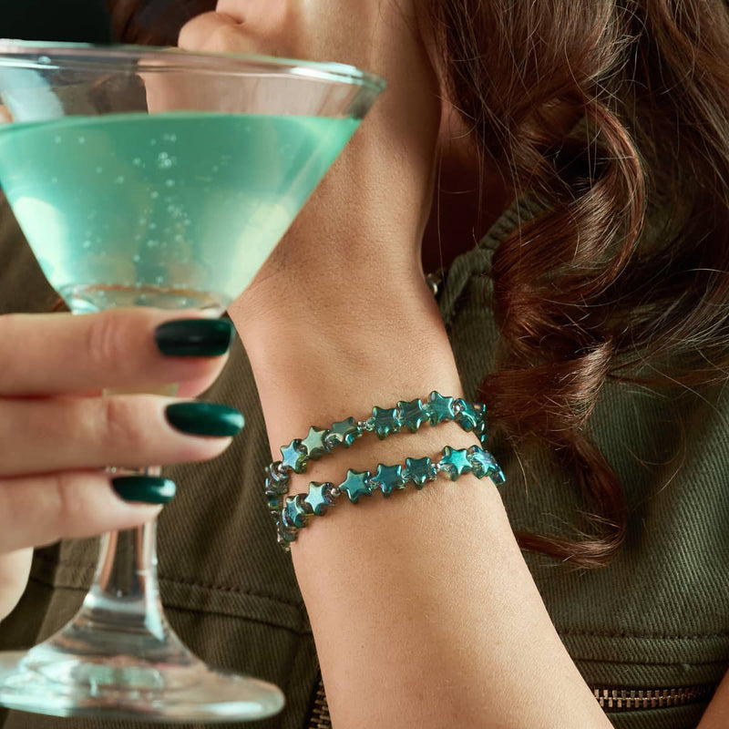 Emerald Borealis  | .925 Sterling Silver | Star Wrap