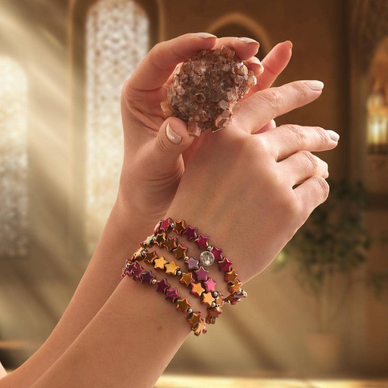 Scarlet Stardust  | .925 Sterling Silver | Star Wrap