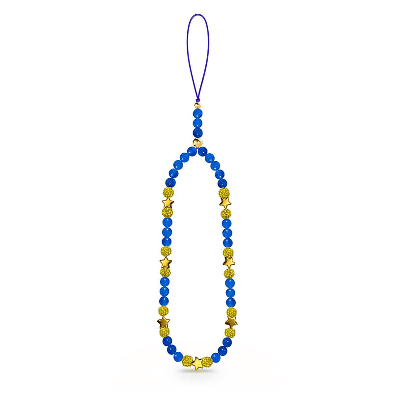 Starry Night | Blue x Gold | Phone Charm Strap