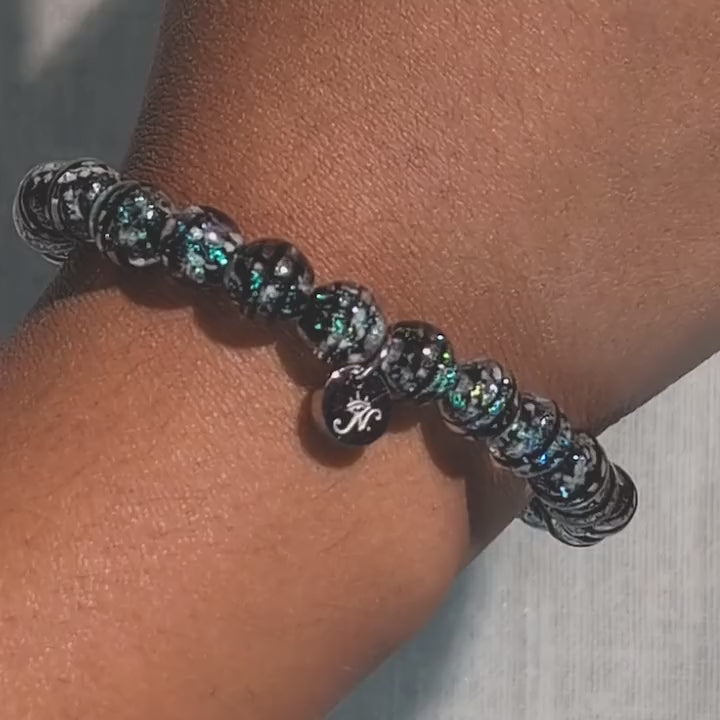 Aurora Borealis | Firework Glass Orbit Bracelet– NOGU Canada