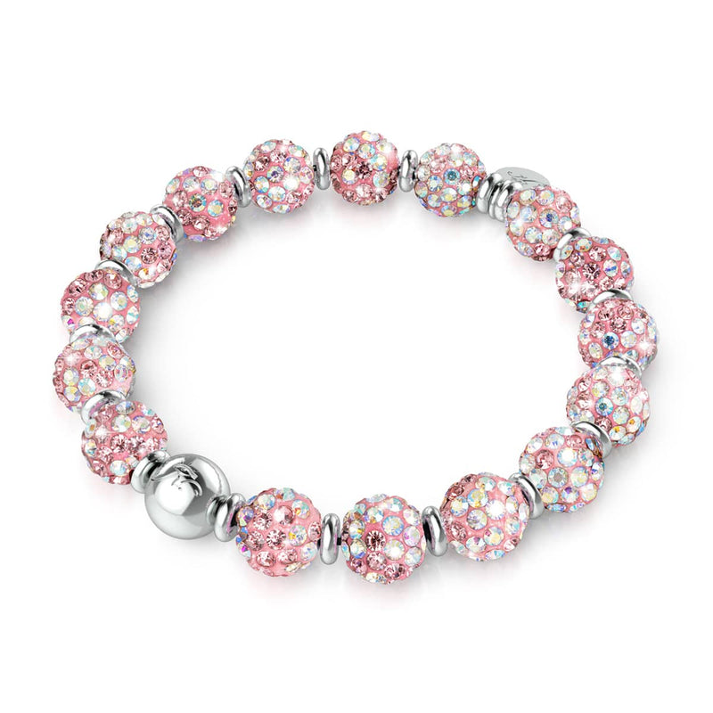 Strawberry Confetti | Deluxe Crystal Kikiballa Bracelet