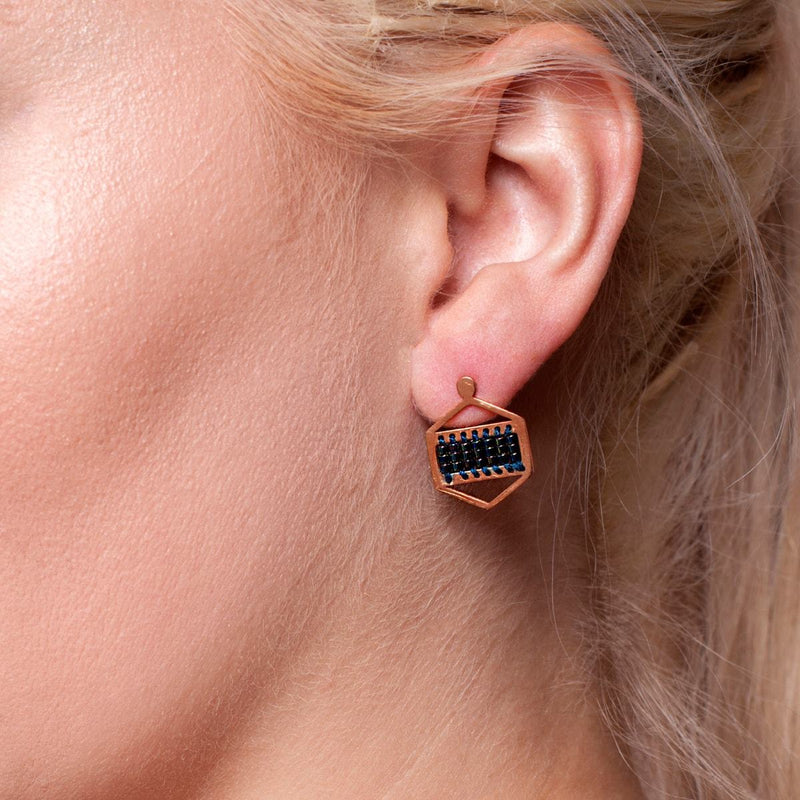 Manhattan Beach | 18k Rose Gold | Boho Earrings