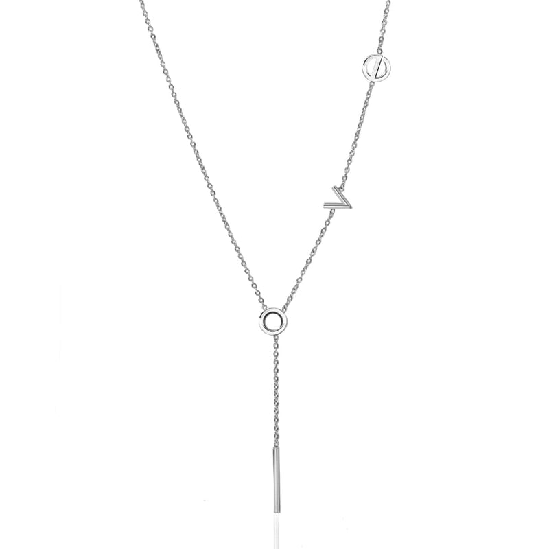 Amour | Argent | Collier Lasso