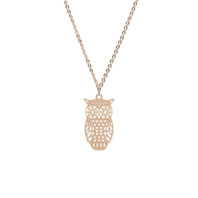 Chouette | Or rose 18 carats | Charme Collier