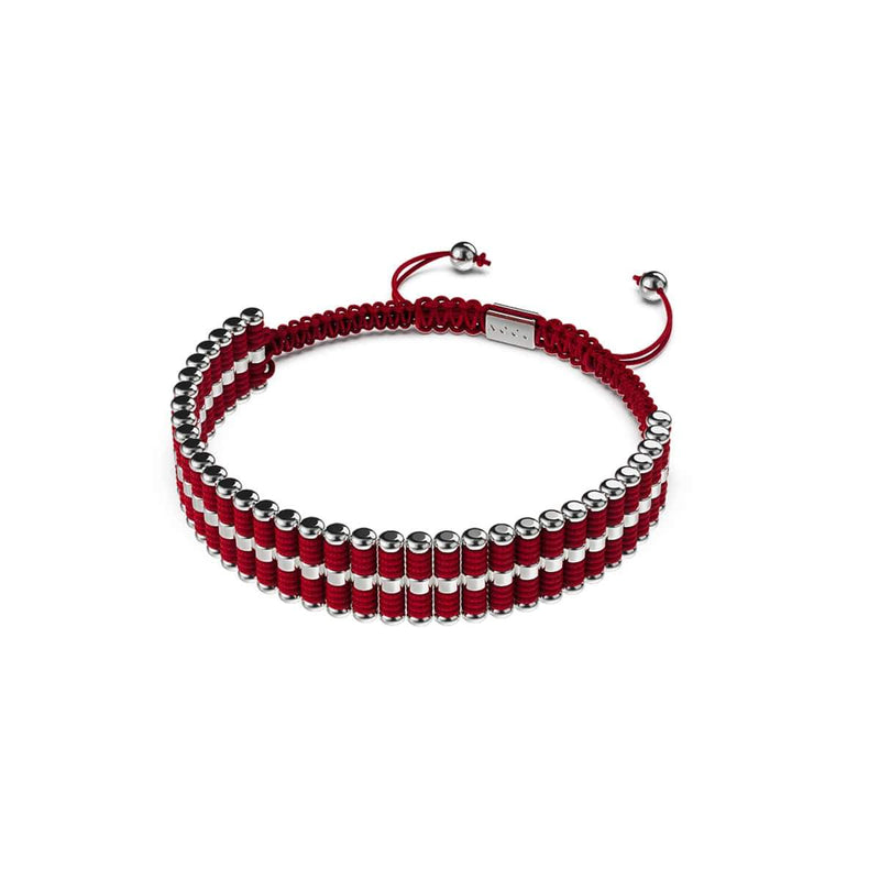 Rouge | Argent | Bracelet Amici