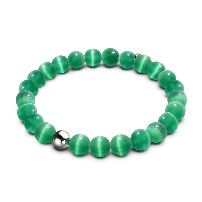 chenille | Argent sterling .925 | Bracelet en verre du Cheshire