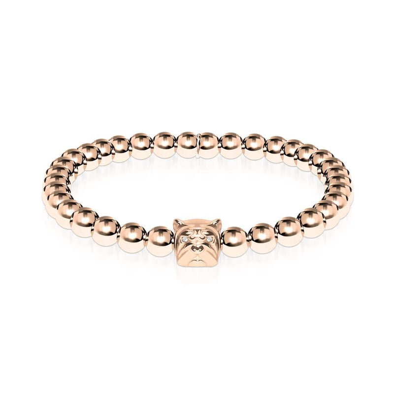 Meilleure amie | Or rose 18 carats | Chiot de cristal