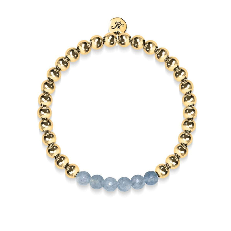 Attrayant | Or 18 carats | Jade gris facetté | Bracelet d'expression de pierres précieuses