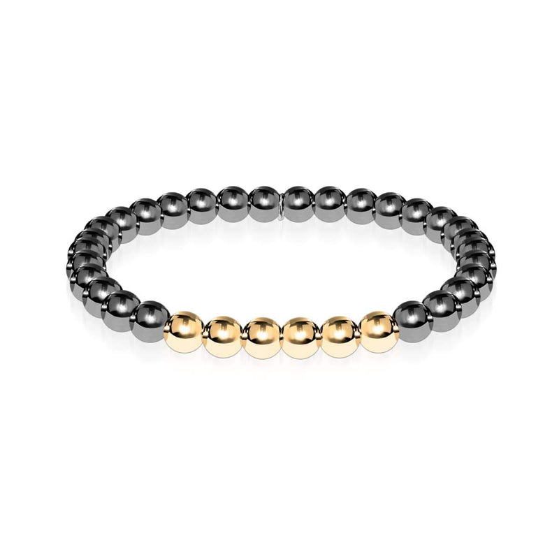 Glorious | Gunmetal | 18k Gold | Expression Bracelet