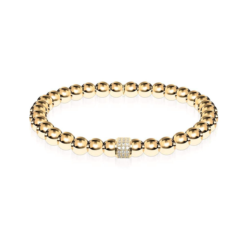 Mesmerizing | 18k Gold | Crystal Pavé Expression Bracelet