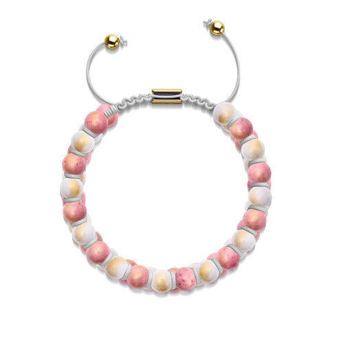 Peaches & Cream | 18k Gold x Jade | Vitality Bracelet