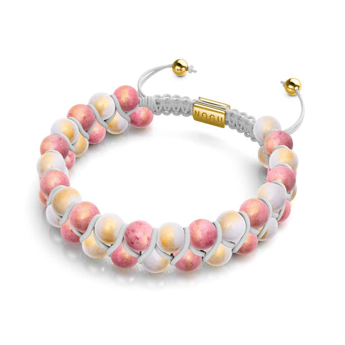 Peaches & Cream | 18k Gold x Jade | Vitality Bracelet