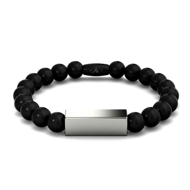 Bronze à canon | Bracelet barre dorée | De luxe