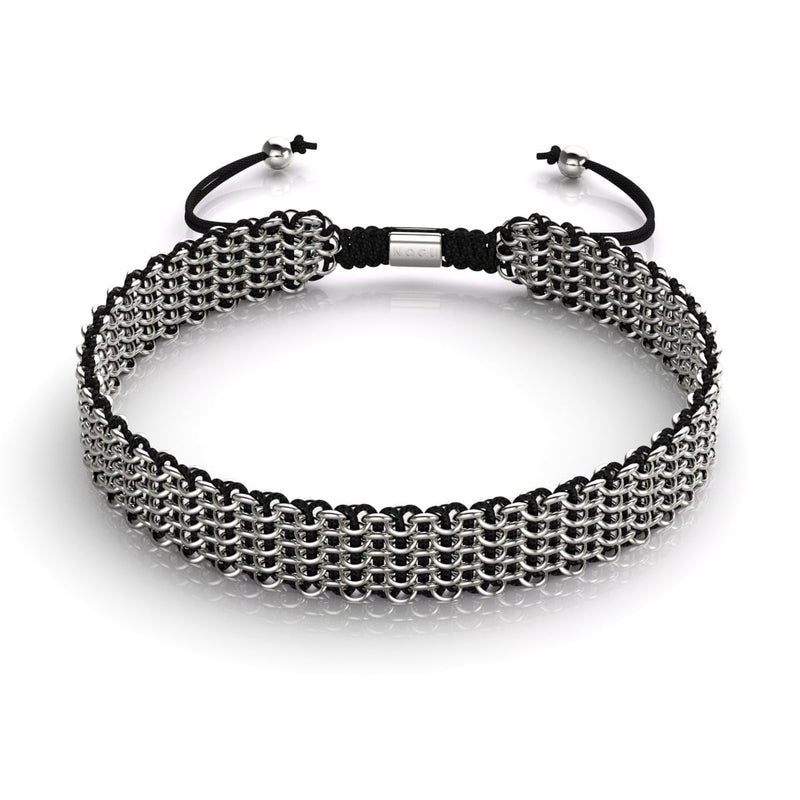 Black x Silver | Kismet Links | Deluxe Choker Necklace
