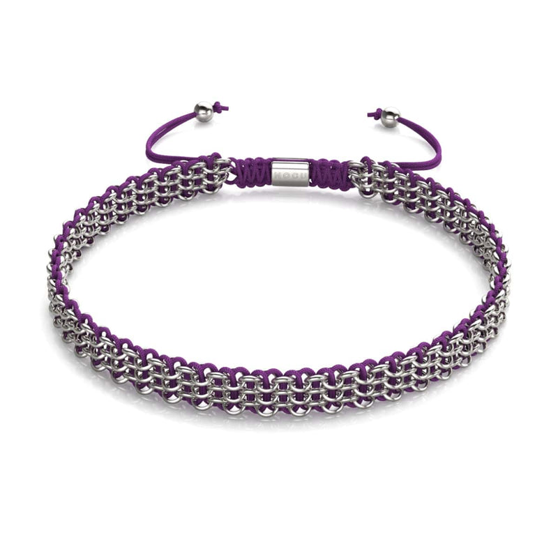 Violet x Argent | Liens Kismet | Collier ras du cou