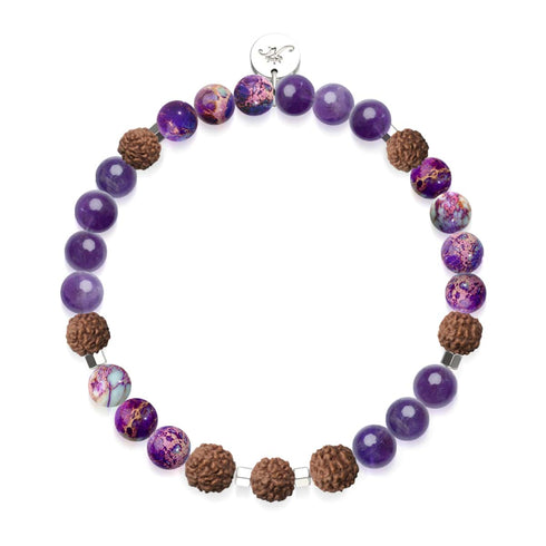 Awakening | Gemstone Rudraksha |  Mala Bracelet