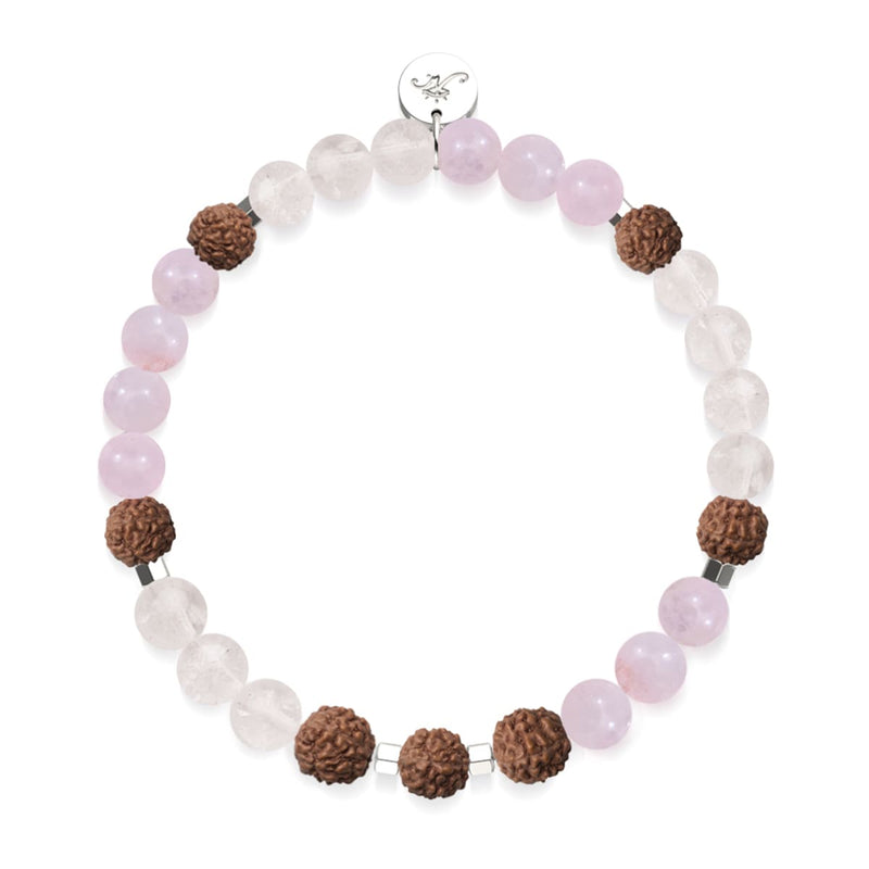 Loi d'Attraction | Pierre précieuse Rudraksha | Bracelet Mala