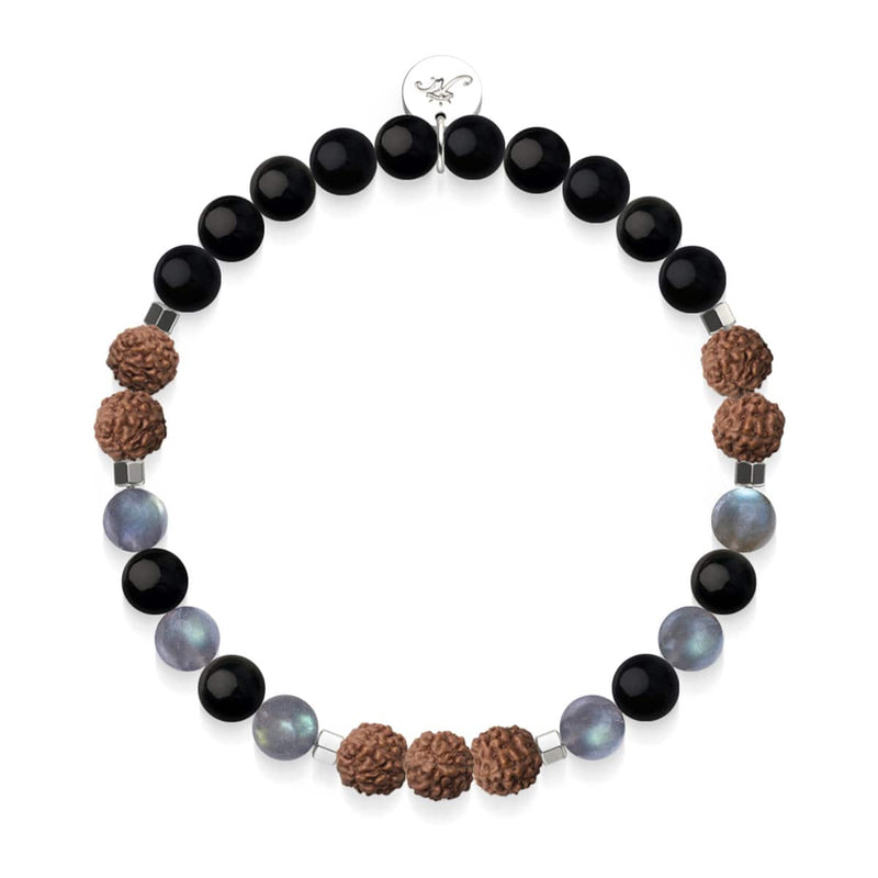 Sensei | Gemstone Rudraksha |  Mala Bracelet