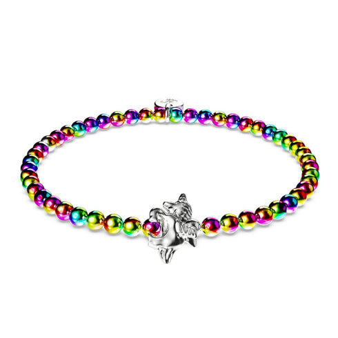 Pegasus | Unicorn Silver | Winged Unicorn Charm Bracelet