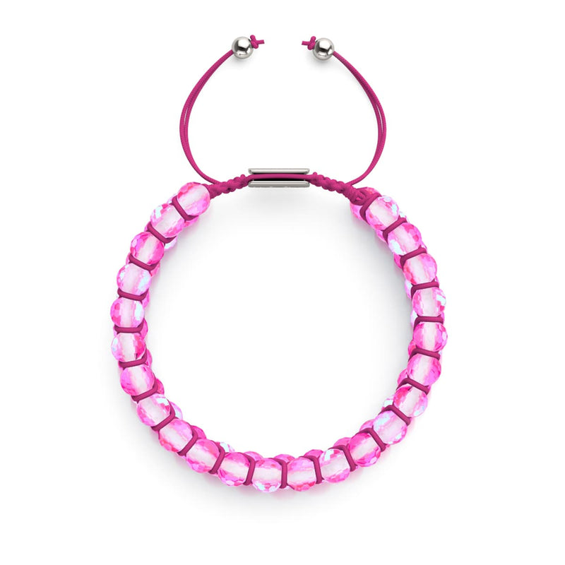 Fushia | Argent | Bracelet Vitalité Prisma