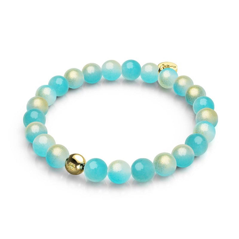 Mousse aux myrtilles | Bracelet en verre scintillant