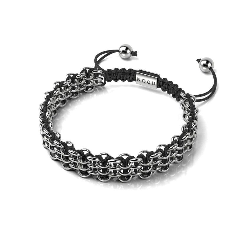 Liens Panda | Bracelet Kismet Original | Noir x Argent