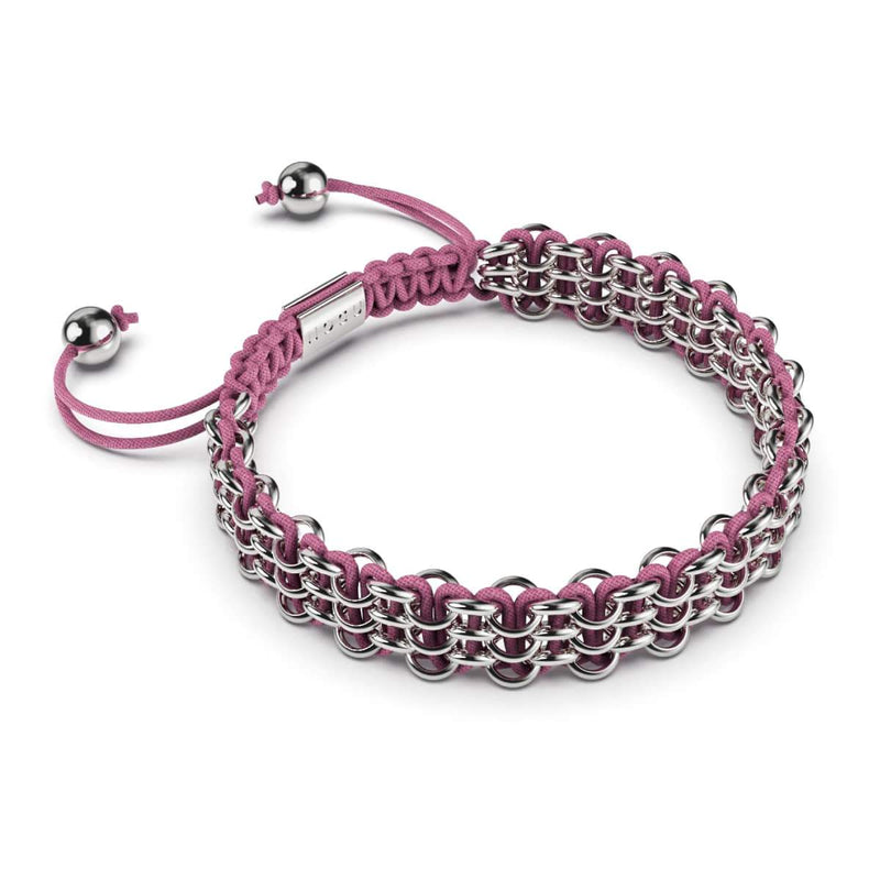 Bracelet à maillons suprême Kismet | Argent | Rose