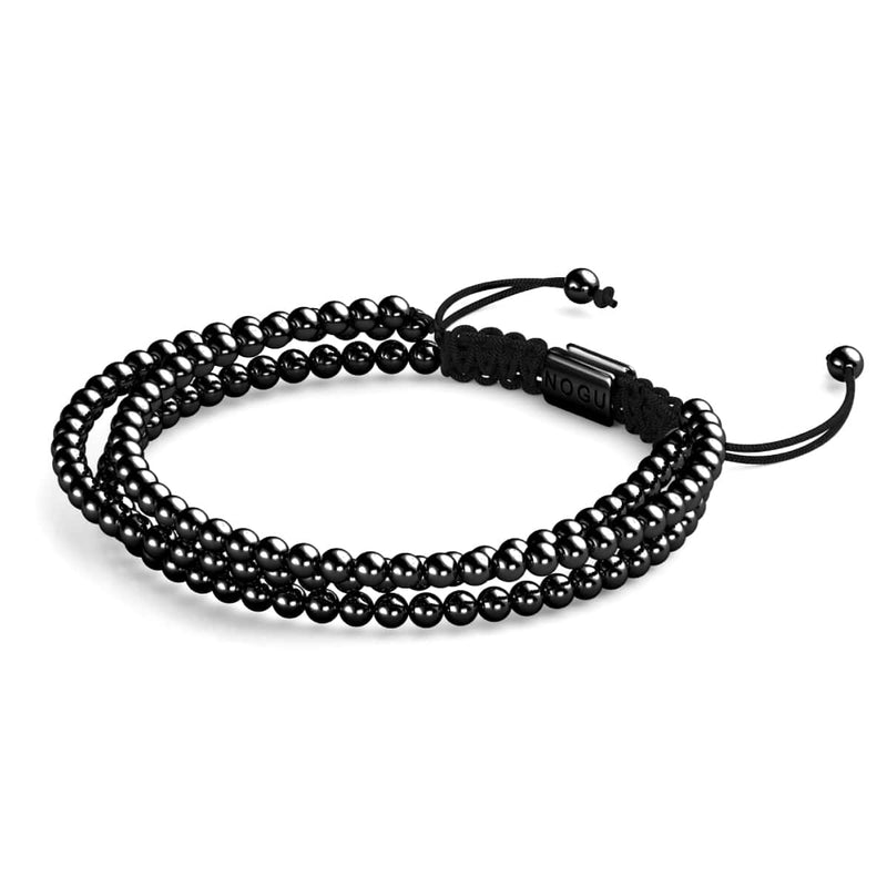 Trinity | Gunmetal | Triple Strand Bracelet