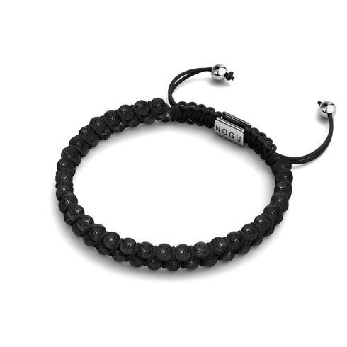 Diffuseur de pierres de lave | Argent sterling .925 | Bracelet Vitalité