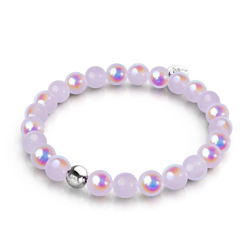 Groseille à maquereau | Argent sterling 925 | Bracelet en verre à bulles 