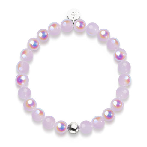 Groseille à maquereau | Argent sterling 925 | Bracelet en verre à bulles 