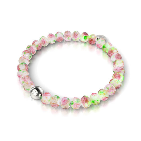 Bracelet Anémone | Luciole en verre et diamants 