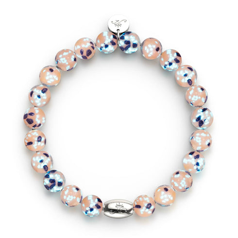 Cobbler aux myrtilles | Argent sterling 925 | Bracelet en verre Firefly