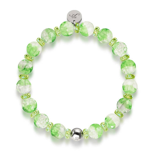Limelight | Bracelet boule à neige en verre Firefly