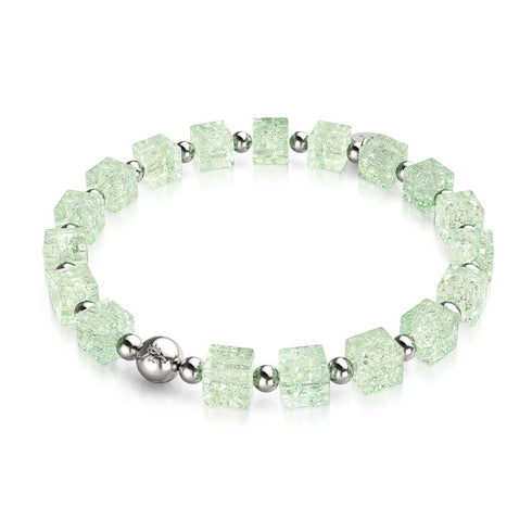 Matcha glacé | Verre pailleté | Bracelet en sucre