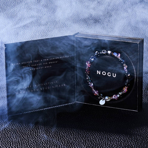 Livre des ombres | Bracelet crâne de cristal