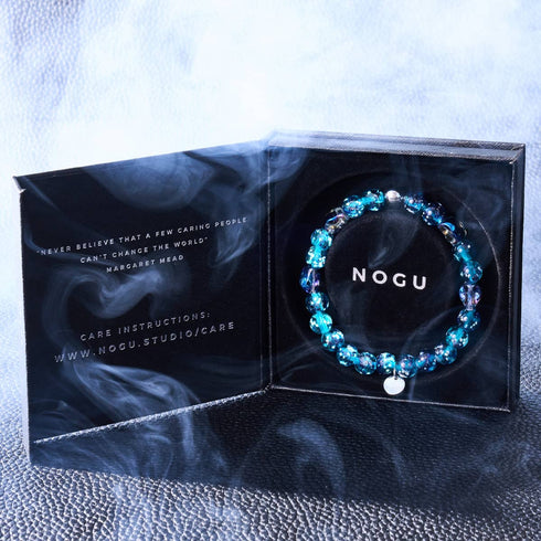 Into the Blue Moon | Firefly Glass Bracelet