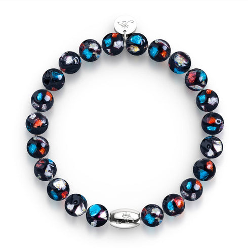 Orion | Bracelet en argent sterling 925 | Verre lunaire 