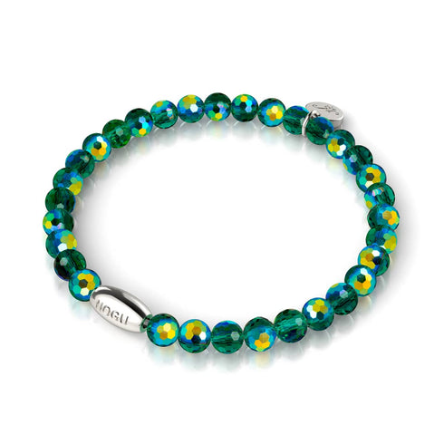 Turquoise foncé | Bracelet prisme à facettes