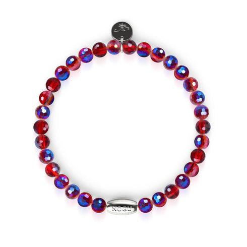 Grenat | Bracelet prisme à facettes